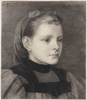KT 2231
<br/>
Borststuk van opzij van een meisje
<br/>
<em>Rueter, Georg (1875-1966)</em>